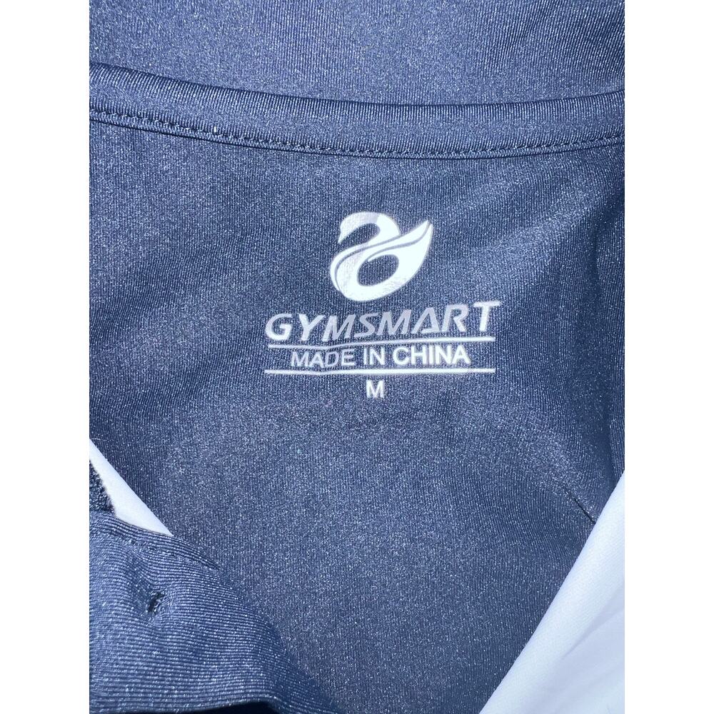 Blue GymSmart short-sleeve golf polo shirt Womens Top sz M - Picture 4 of 8